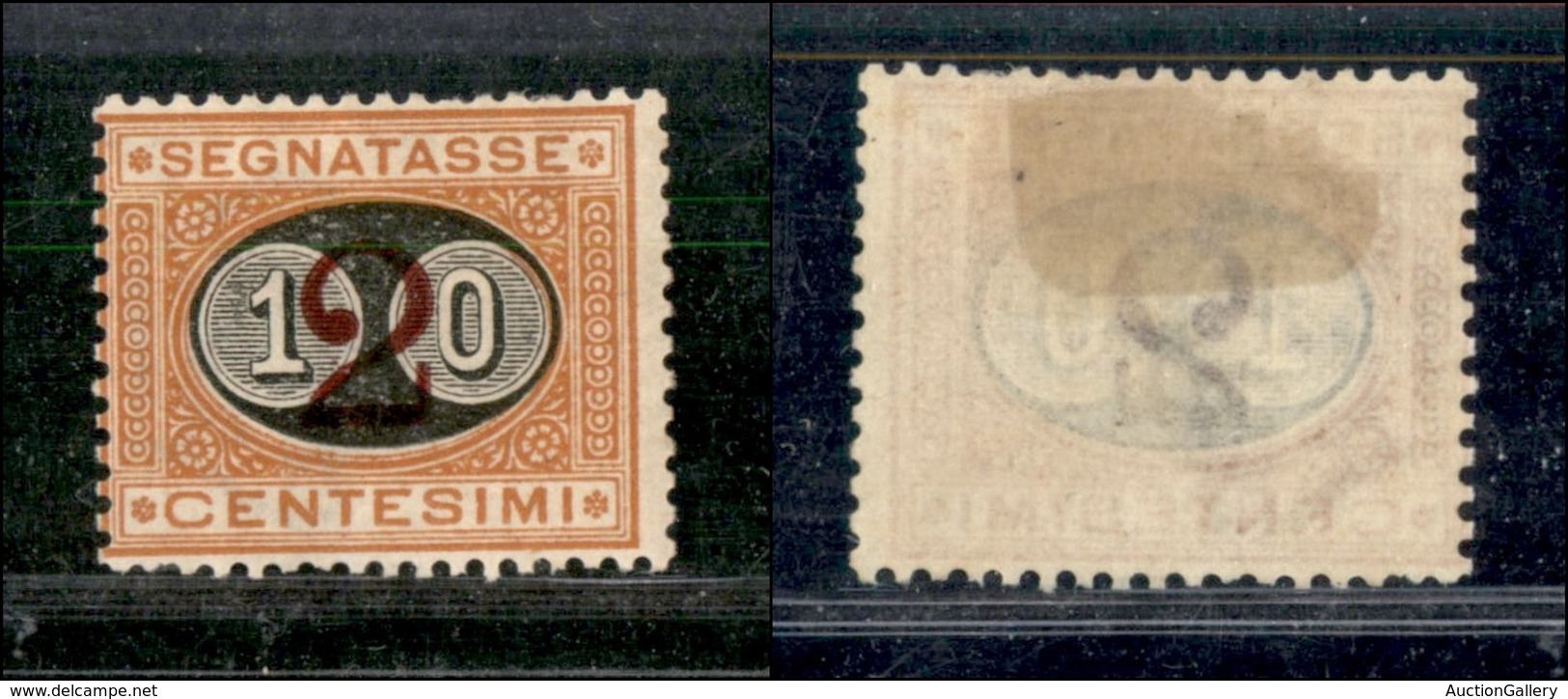 REGNO D'ITALIA - SEGNATASSE - 1891 - 10 Cent Su 2 (17) - Gomma Integra (160) - Autres & Non Classés