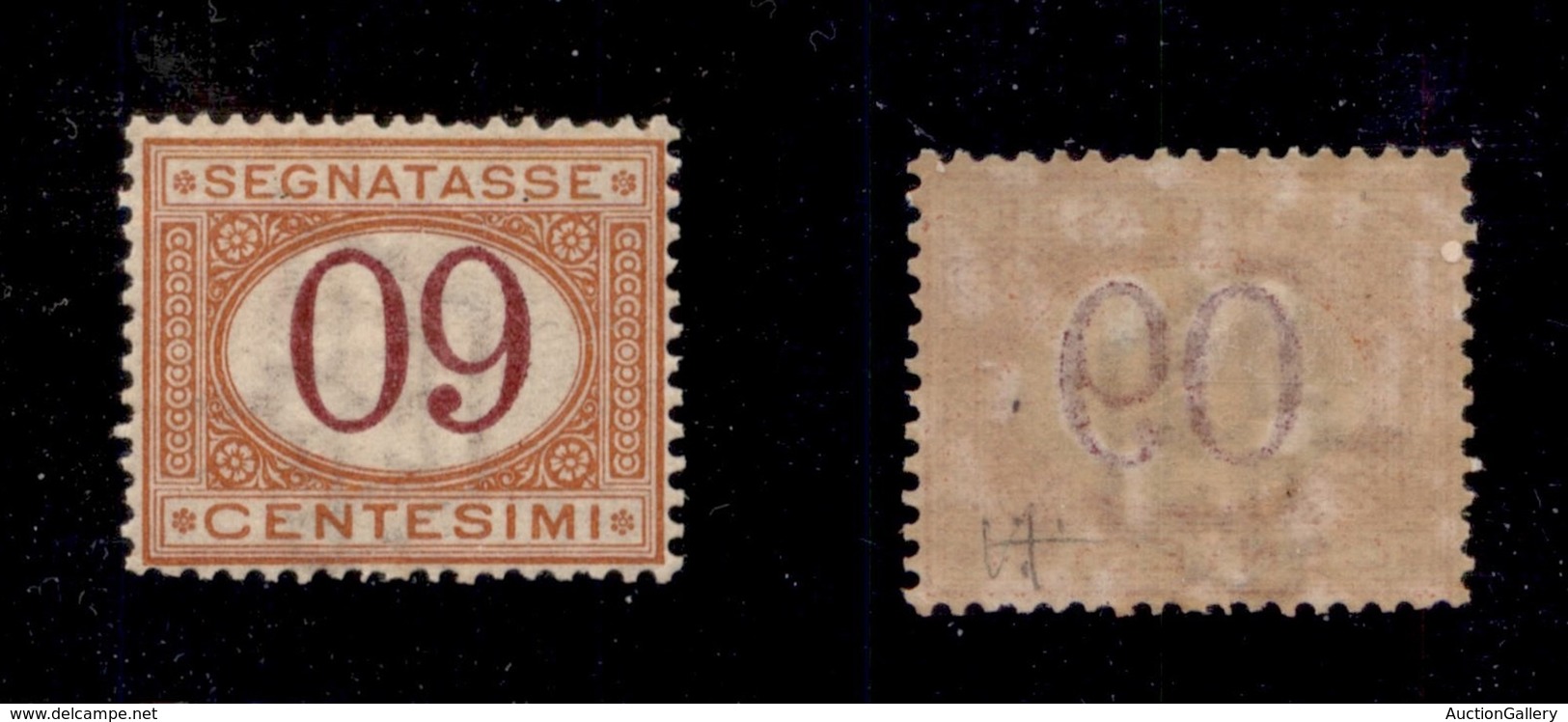 REGNO D'ITALIA - SEGNATASSE - 1890 - 60 Cent (26a) Con Cifre Capovolte - Gomma Originale - Ben Centrato (800+) - Sonstige & Ohne Zuordnung