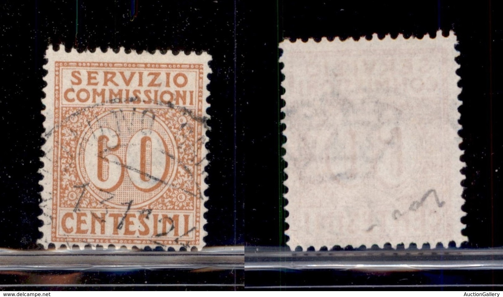 REGNO D'ITALIA - SERVIZIO COMMISSIONI - 1913 - 60 Cent (2) Usato (220) - Sonstige & Ohne Zuordnung