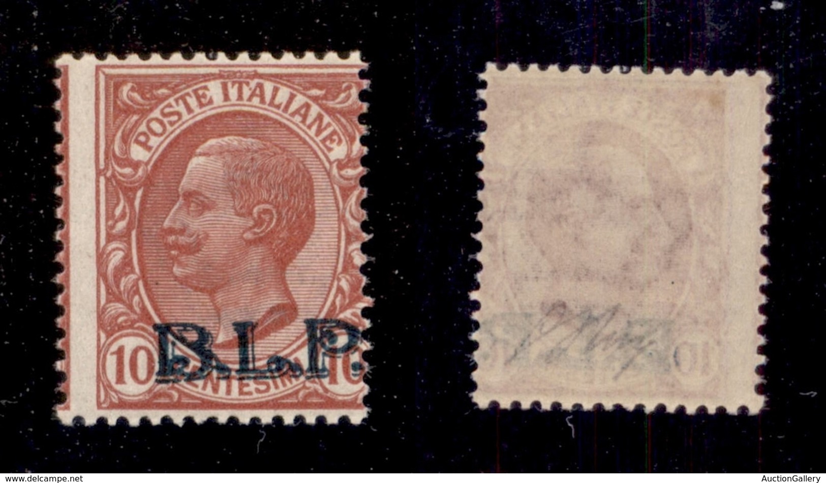 REGNO D'ITALIA - BLP - 1922 - 10 Cent (13A - Azzurra) - Gomma Integra - Oliva (300) - Sonstige & Ohne Zuordnung