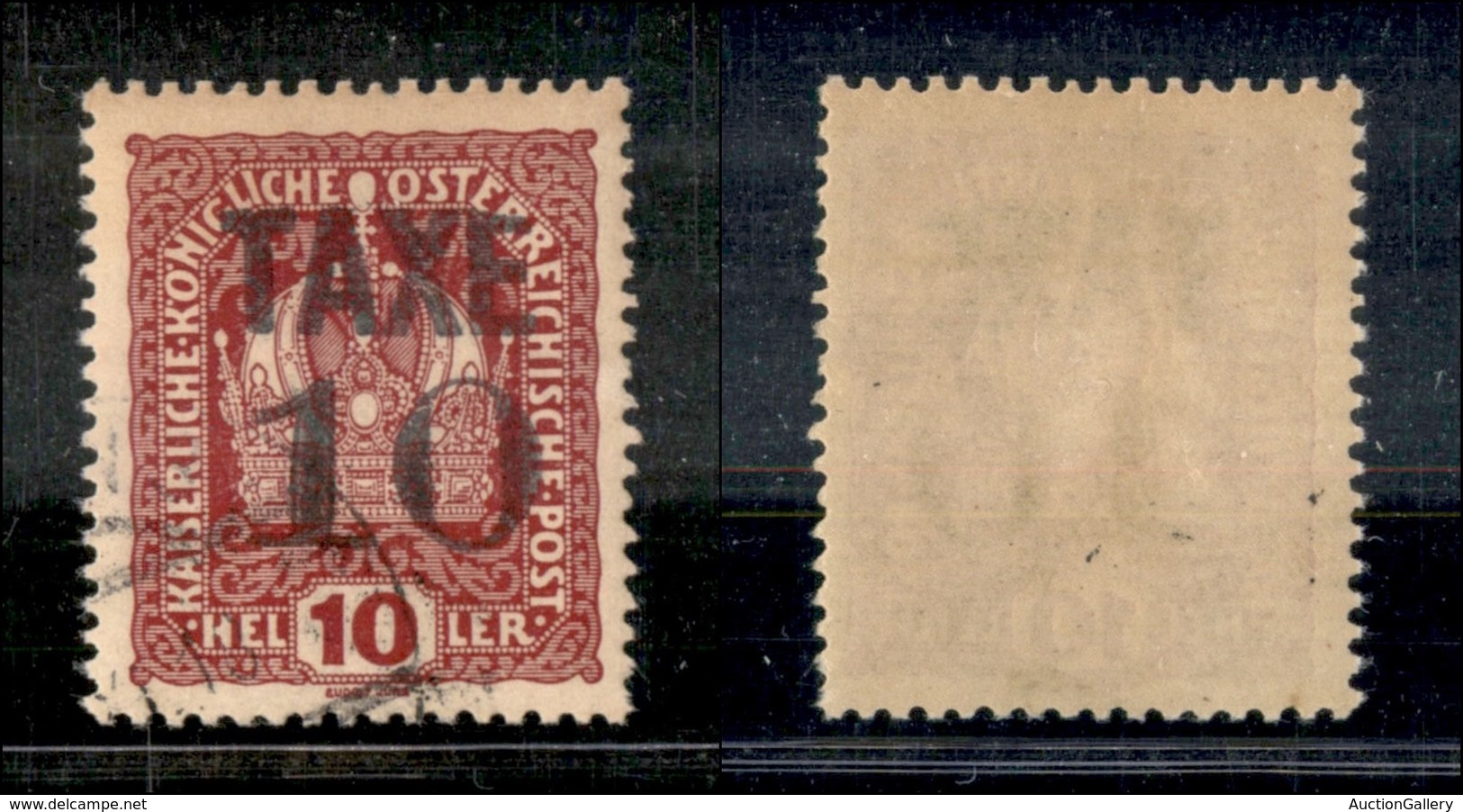 OCCUPAZIONI - BOLZANO 3 - 1918 - Taxe 10 Su 10 Heller (67) Usato (165) - Sonstige & Ohne Zuordnung