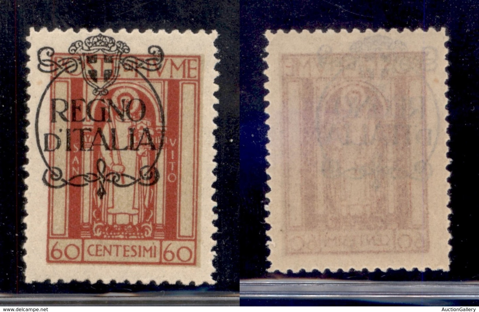 OCCUPAZIONI - FIUME - 1924 - Regno D’Italia - 60 Cent (209ka) - Soprastampa Spostata In Alto A Sinistra - Gomma Integra  - Sonstige & Ohne Zuordnung