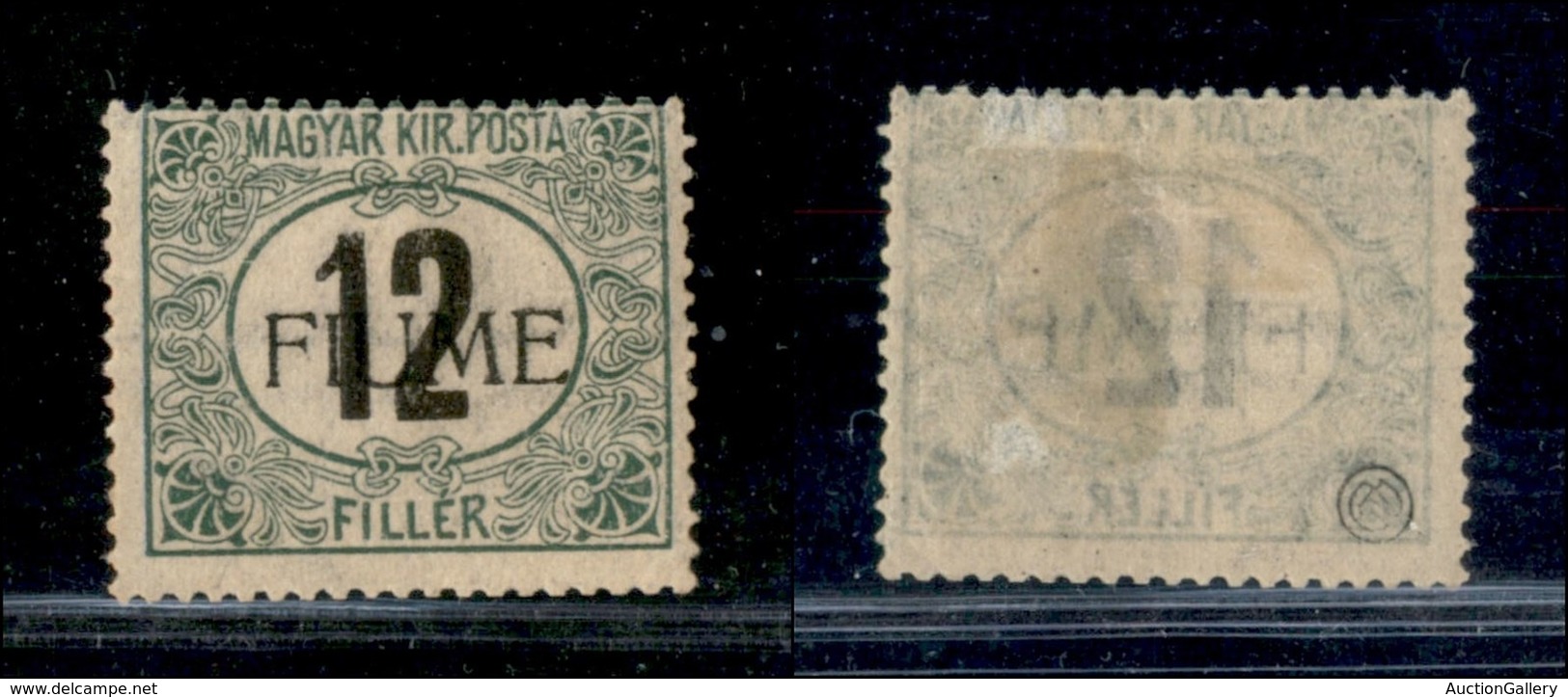 OCCUPAZIONI - FIUME - 1914 - 12 Filler (C2) - Gomma Originale (1.100) - Sonstige & Ohne Zuordnung