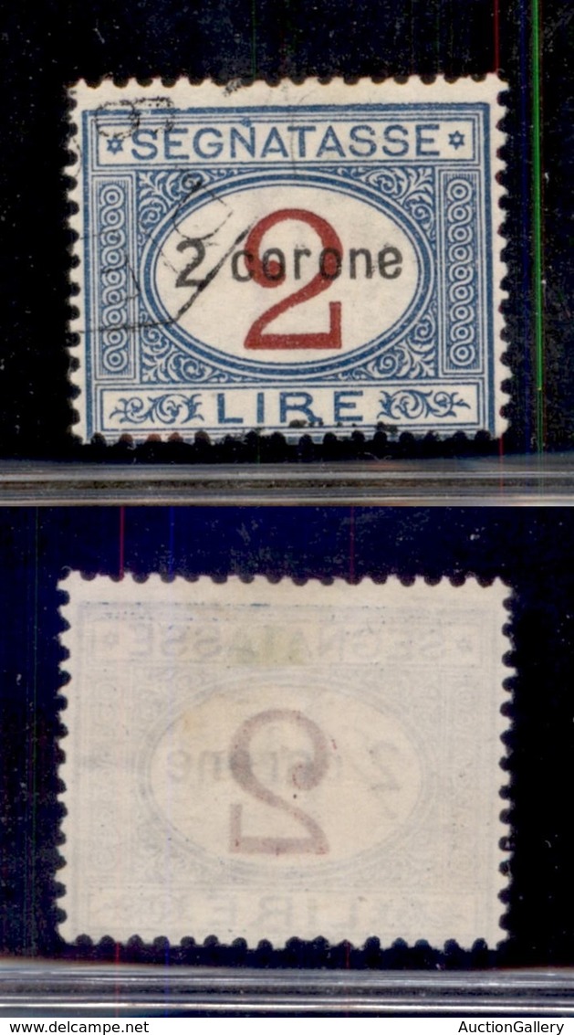 OCCUPAZIONI - DALMAZIA - 1922 - 2 Corone Su 2 Lire (4) Usato (240) - Otros & Sin Clasificación