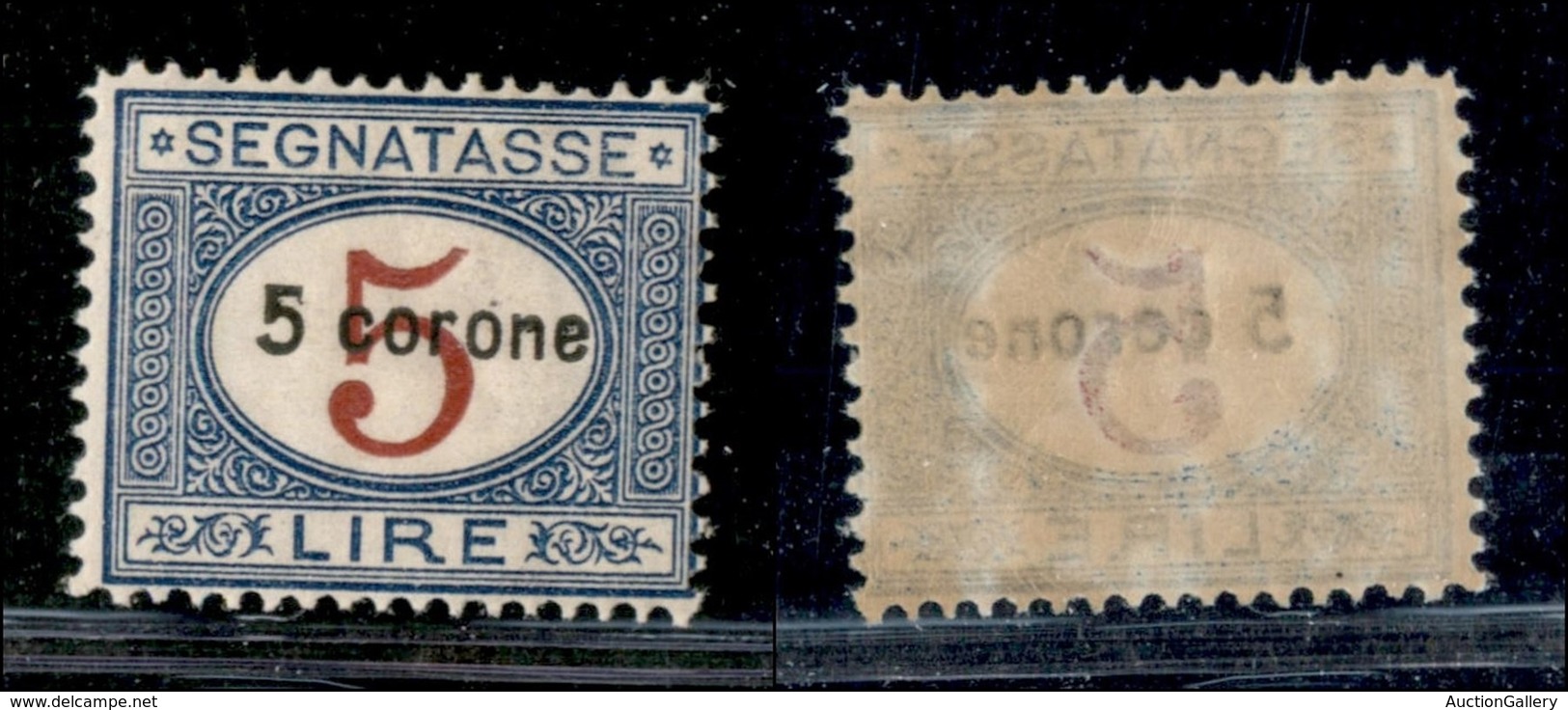 OCCUPAZIONI - DALMAZIA - 1922 - 5 Corone Su 5 Lire (4) - Gomma Integra (250) - Otros & Sin Clasificación