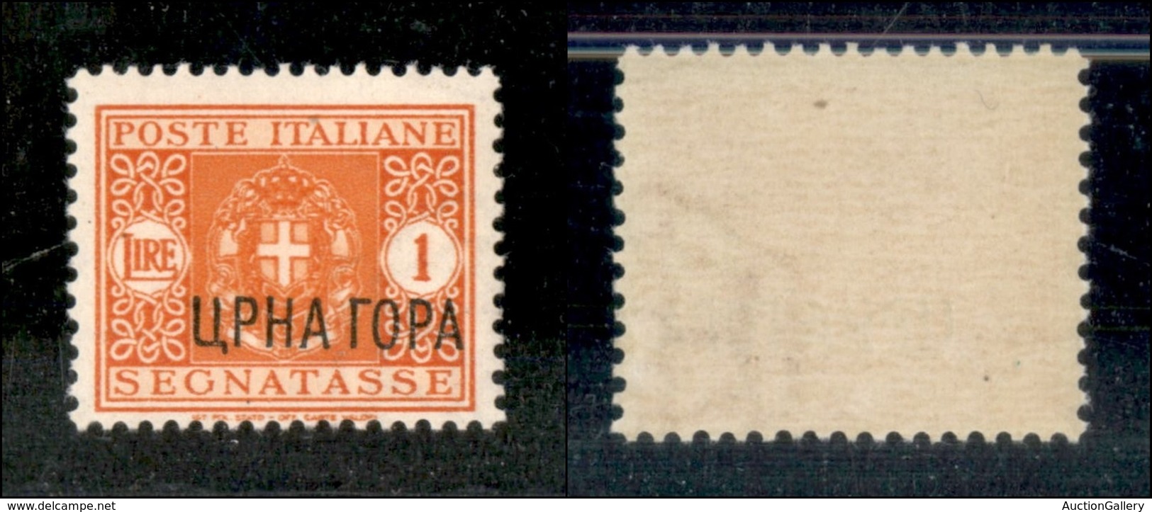 OCCUPAZIONI - MONTENEGRO - 1941 - 1 Lira (10) Con Soprastampa A Destra - Gomma Integra - Non Catalogato - Sonstige & Ohne Zuordnung