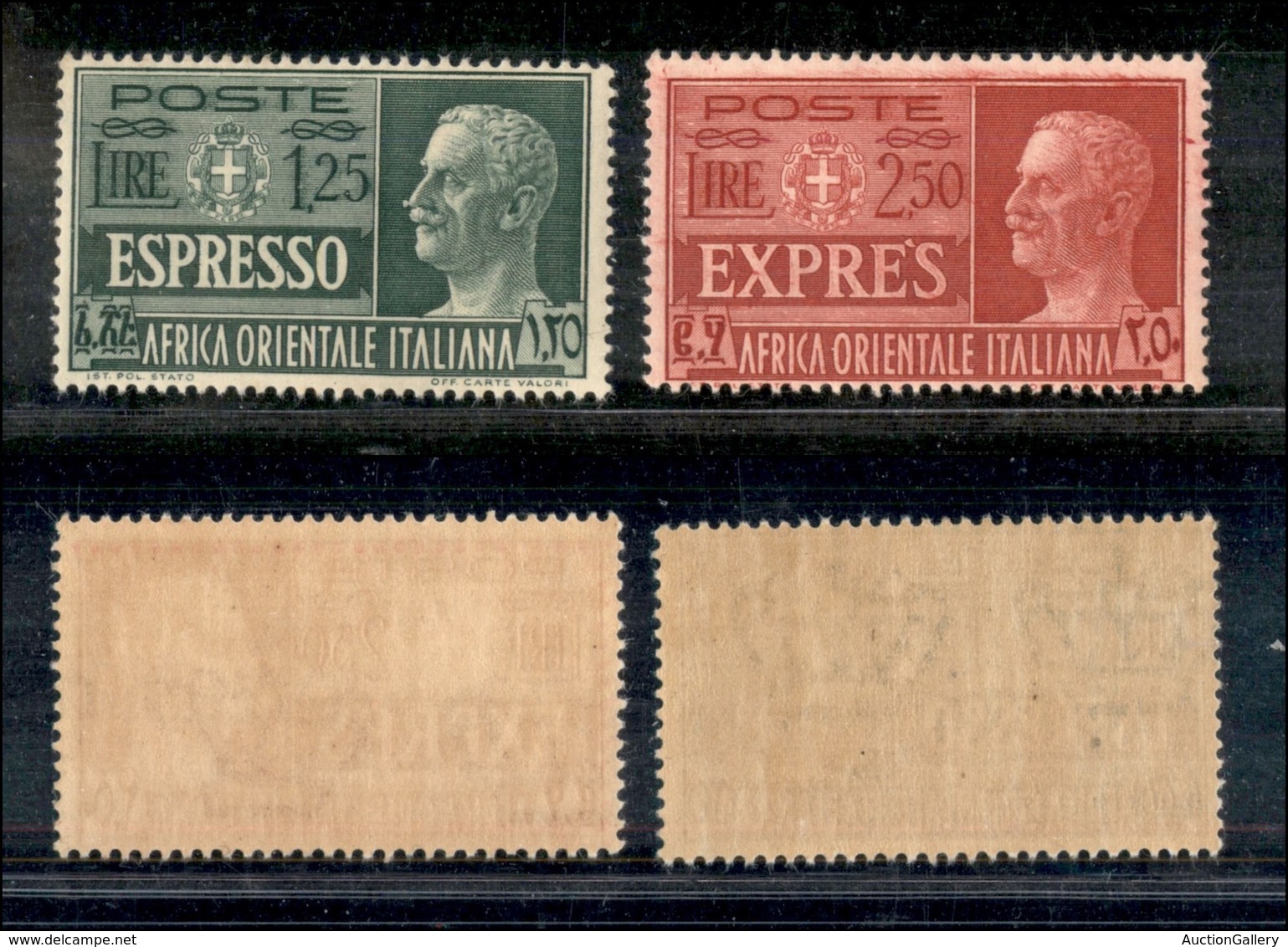 COLONIE - AFRICA ORIENTALE - 1938 - Espressi (1/2) - Serie Completa - Gomma Integra (125) - Autres & Non Classés