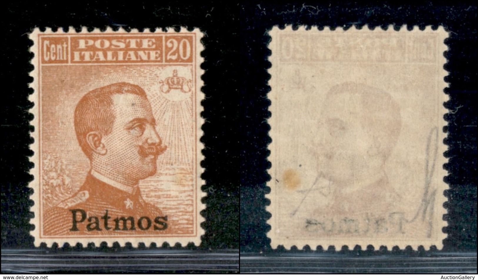 COLONIE - ISOLE DELL’EGEO-PATMO - 1921/1922 - 20 Cent Michetti (11) - Gomma Originale (260) - Sonstige & Ohne Zuordnung