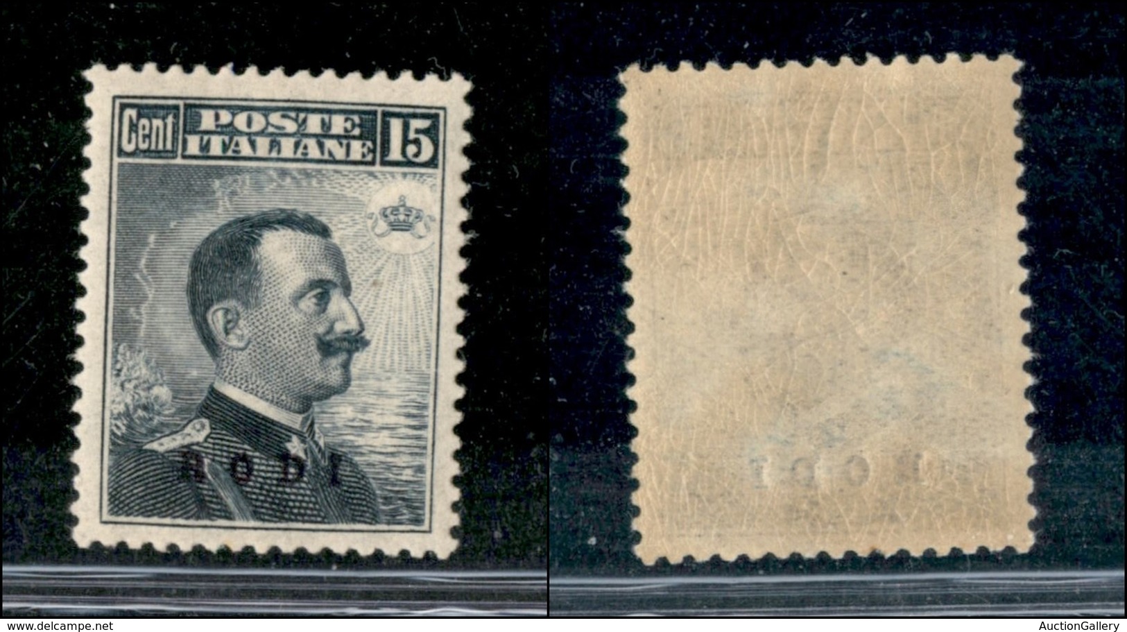 COLONIE - ISOLE DELL’EGEO-RODI - 1912 - 15 Cent Michetti (4) - Gomma Integra (200) - Sonstige & Ohne Zuordnung