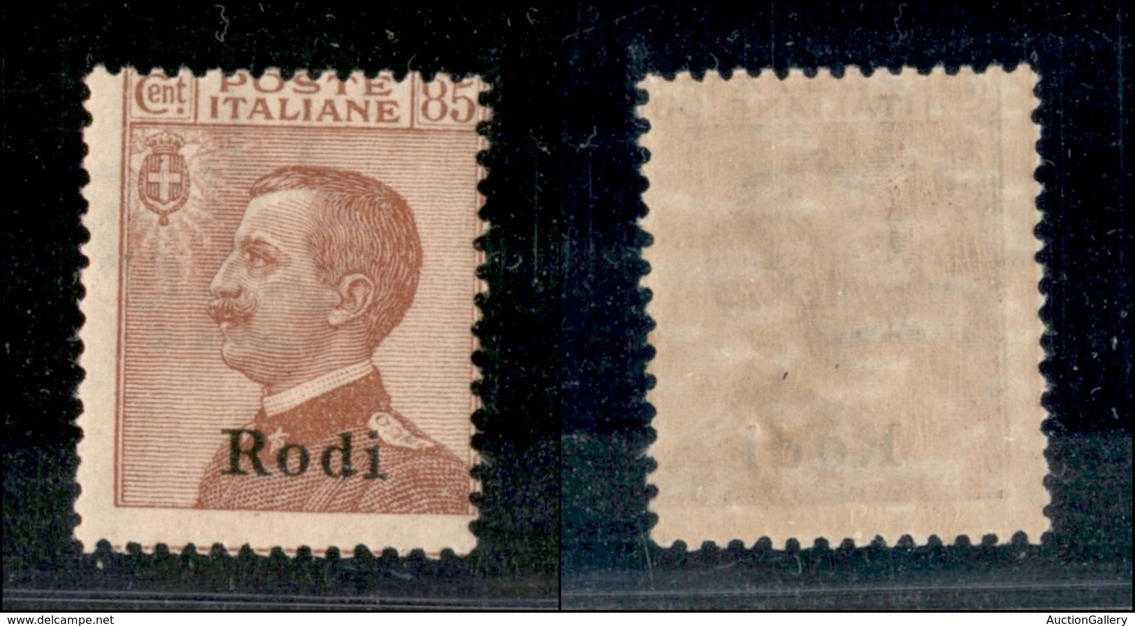 COLONIE - ISOLE DELL’EGEO-RODI - 1922 - 85 Cent Michetti (13) - Gomma Integra (325) - Autres & Non Classés