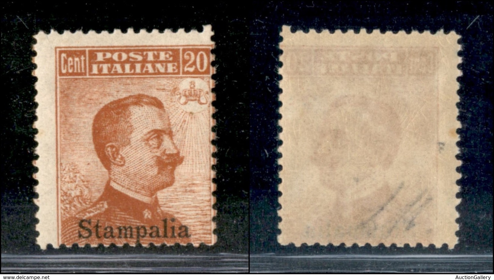 COLONIE - ISOLE DELL’EGEO-STAMPALIA - 1917 - 20 Cent Michetti (9) - Gomma Integra (350) - Sonstige & Ohne Zuordnung