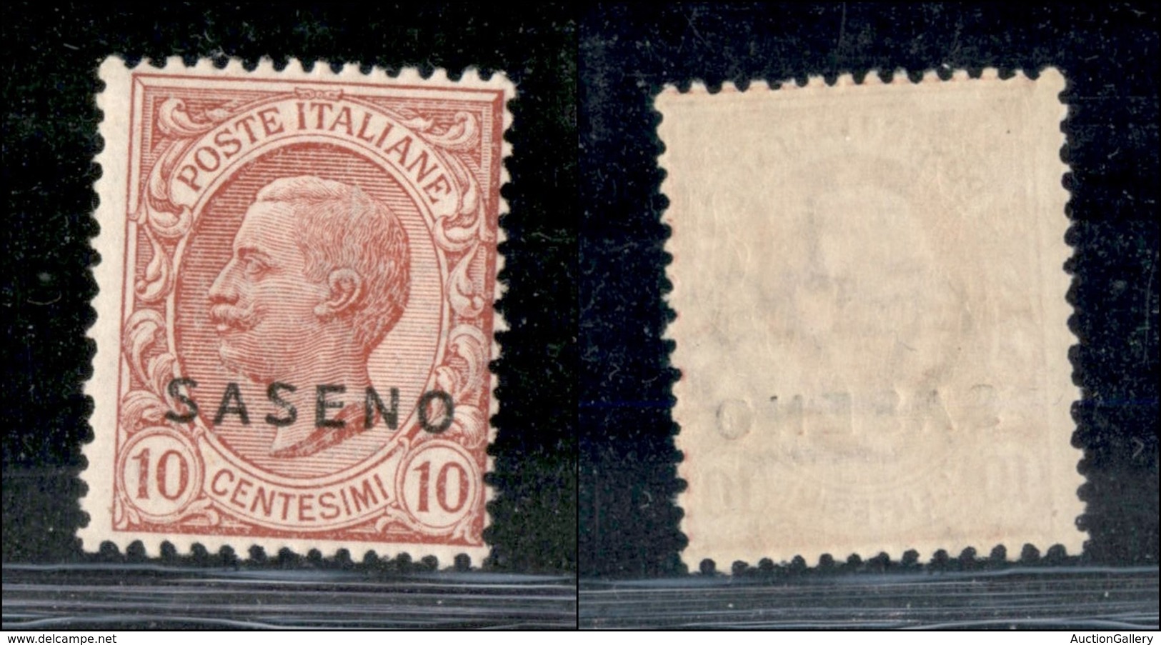 COLONIE - SASENO  - 1923 - 10 Cent (1) - Gomma Integra (200) - Autres & Non Classés