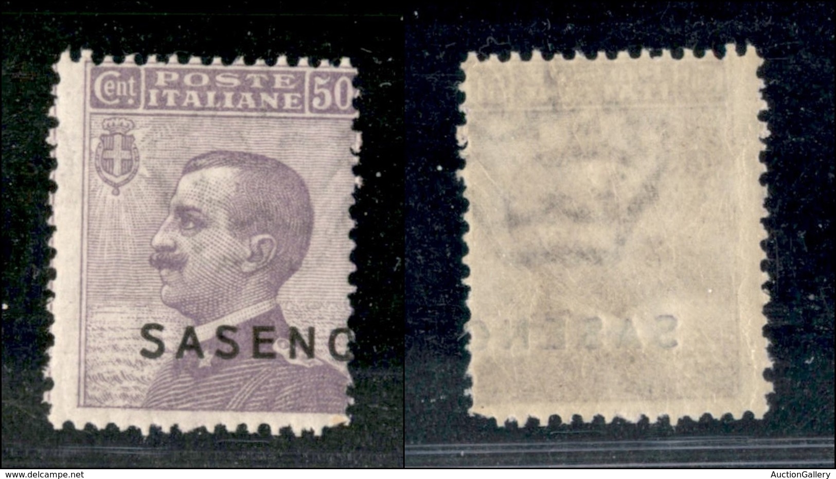 COLONIE - SASENO  - 1923 - 50 Cent (6) - Gomma Integra (200) - Autres & Non Classés