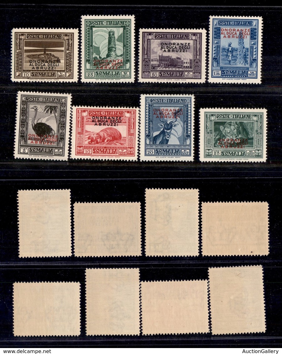 COLONIE - SOMALIA - 1934 - Duca Degli Abruzzi (185/192) - Serie Completa - Gomma Integra (750) - Sonstige & Ohne Zuordnung