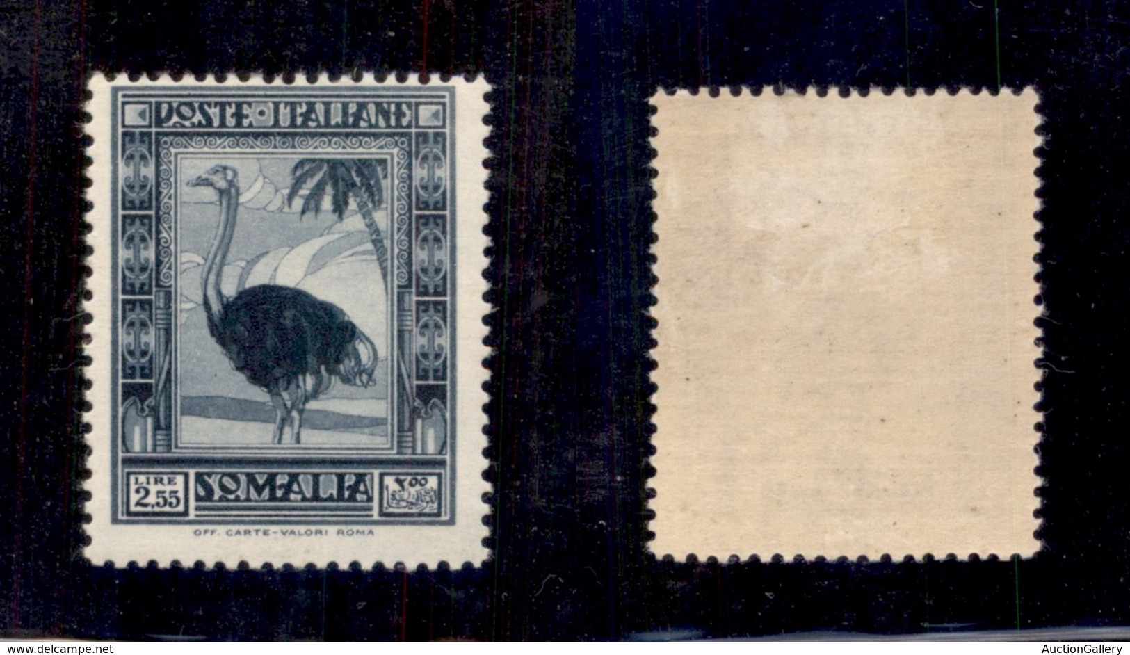 COLONIE - SOMALIA - 1938 - 2,55 Lire Pittorica (226) - Gomma Originale Con Traccia Di Linguella (700) - Autres & Non Classés