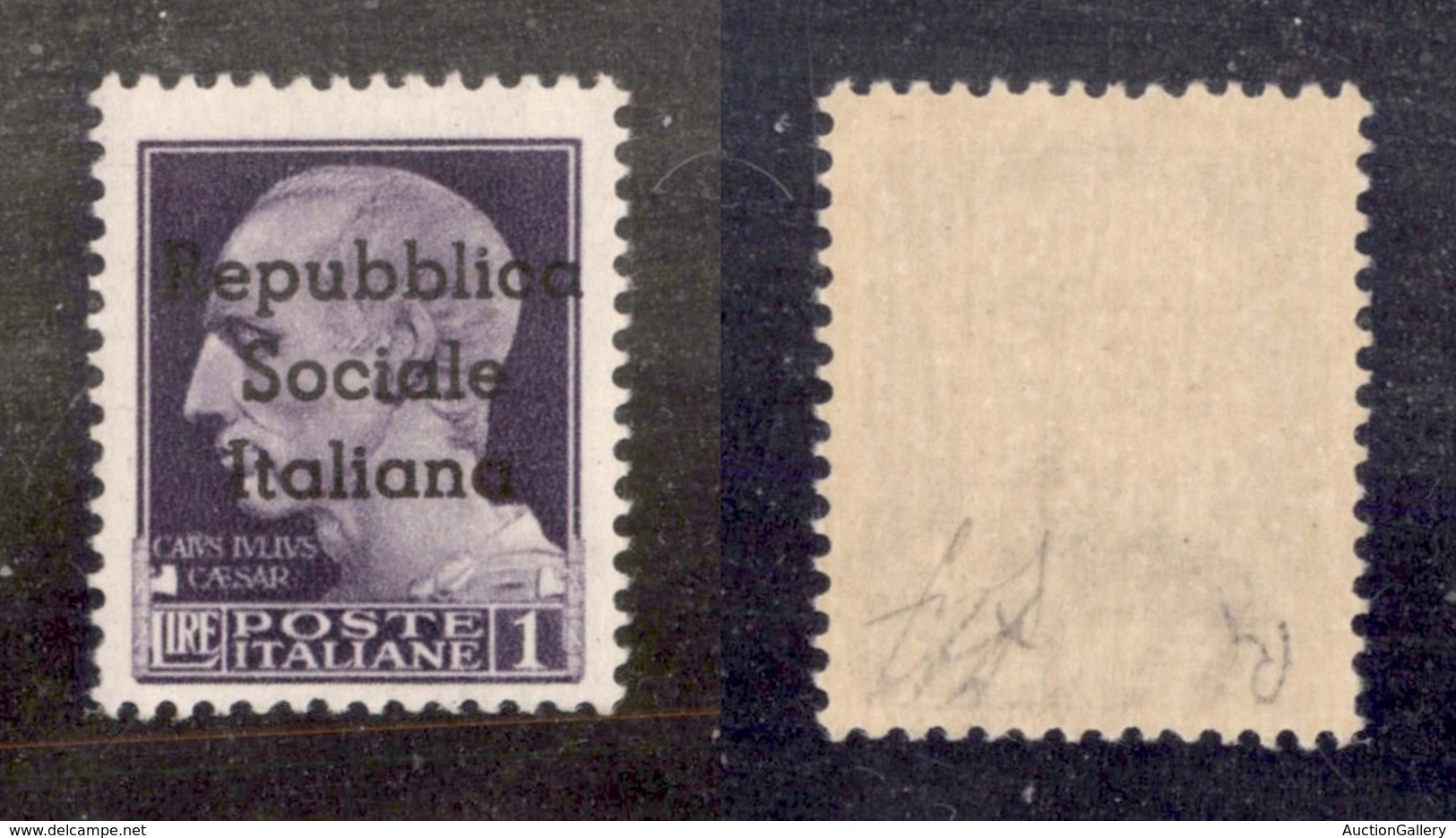 EMISSIONI LOCALI - TERAMO - 1944 - 1 Lira (8) - Gomma Integra - Diena + Fiecchi (750) - Otros & Sin Clasificación