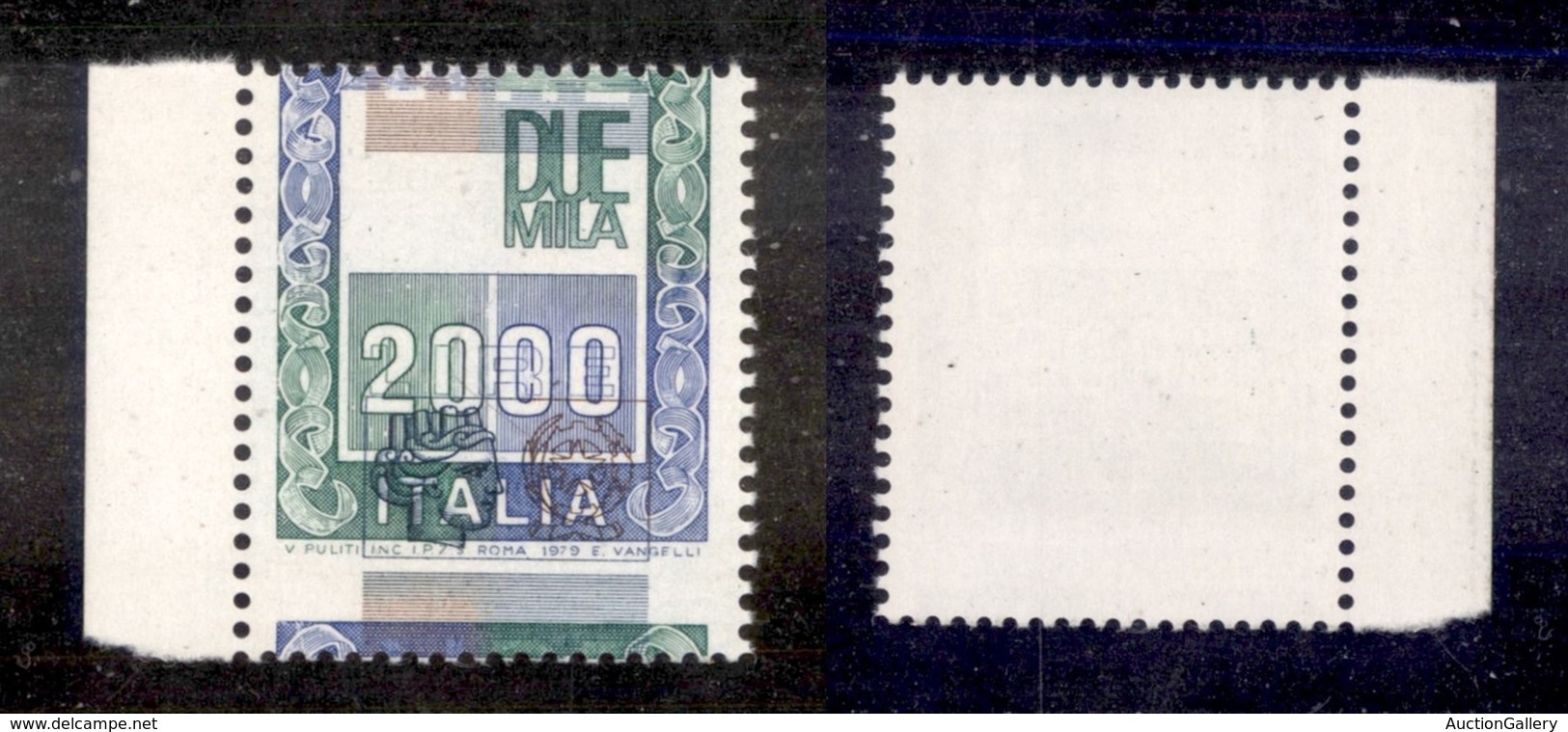 REPUBBLICA - 1978 - 2000 Lire (1439) - Dentellatura Spostata - Testina In Basso - Gomma Integra - Autres & Non Classés