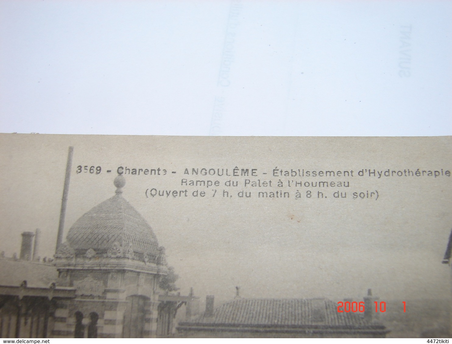 C.P.A.- Angoulême (16) - Etablissement D'Hydrothérapie - Rampe Du Palet à L'Houmeau - 1917 - SUP (BF14) - Angouleme