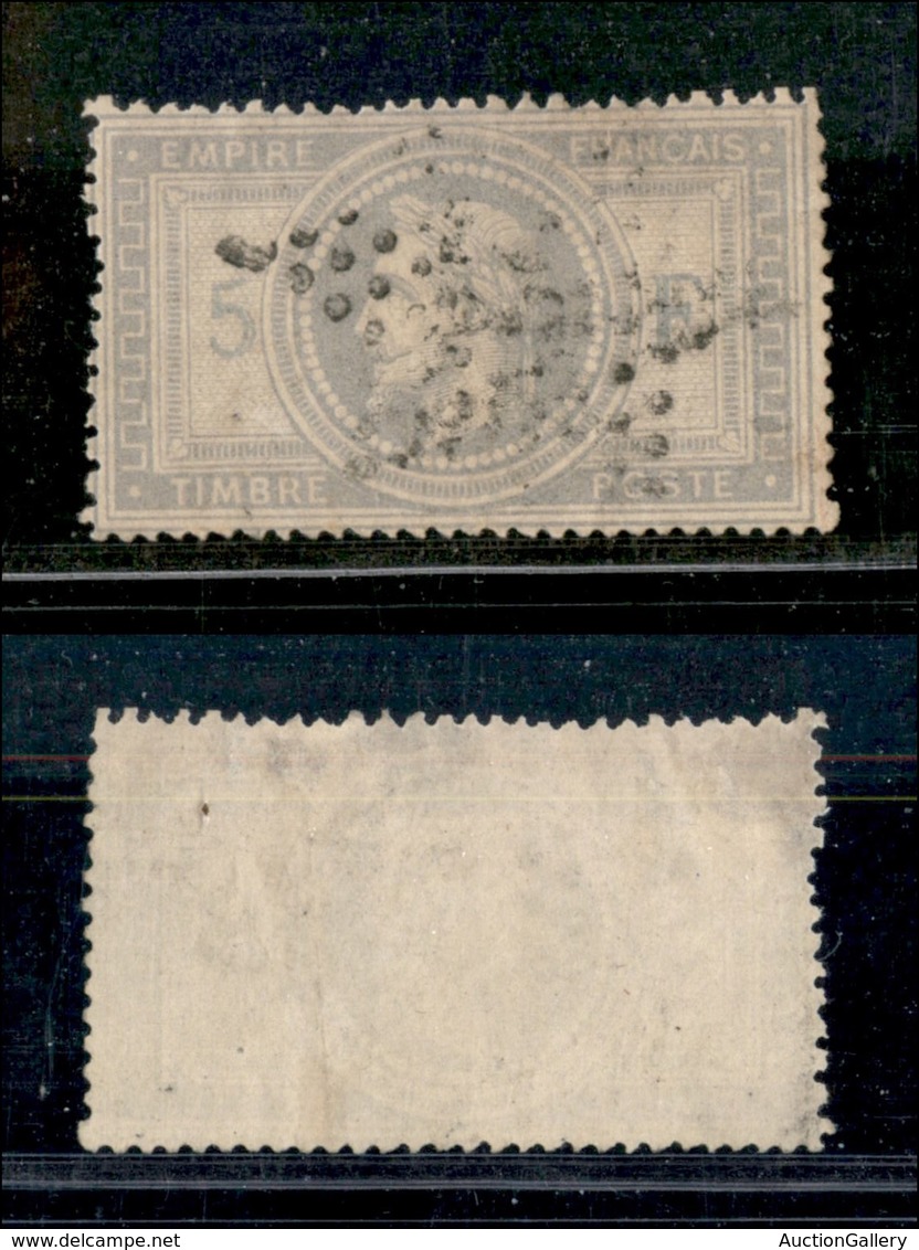 EUROPA - FRANCIA - 1869 - 5 Franchi (32) - Difetti - Da Esaminare - Sonstige & Ohne Zuordnung