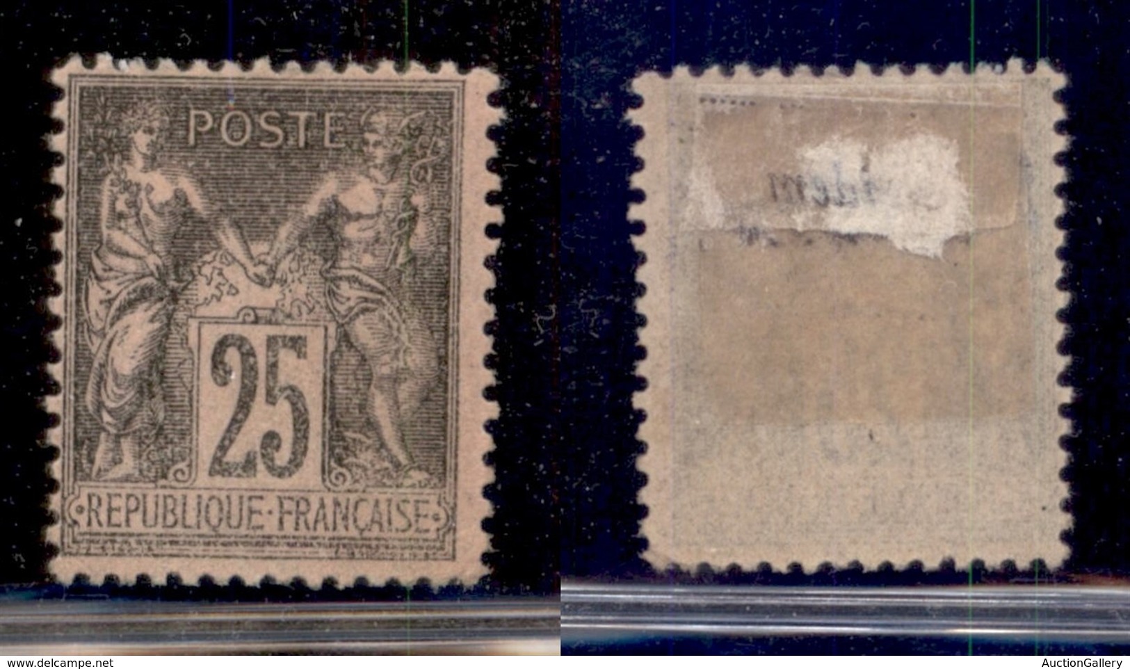 EUROPA - FRANCIA - 1886 - 25 Cent Allegoria (80) - Gomma Originale (80) - Autres & Non Classés