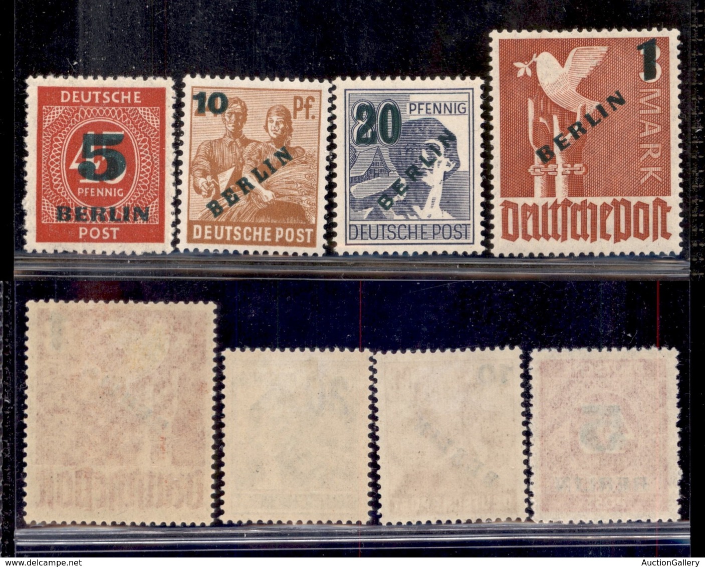 EUROPA - GERMANIA - 1949 - Soprastampati (64/67) - Serie Completa - Gomma Integra - Autres & Non Classés