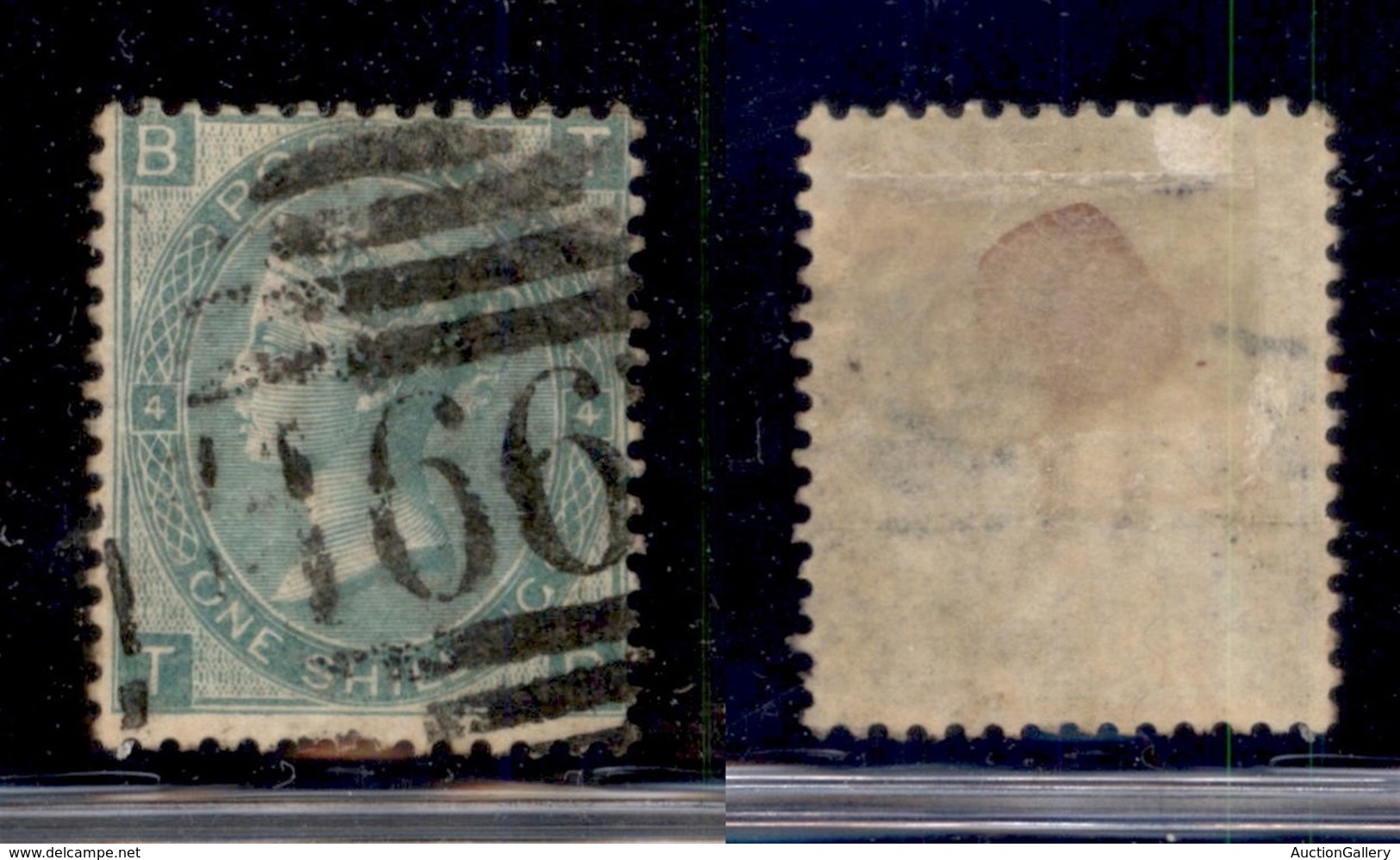 EUROPA - GRAN BRETAGNA - 1865 - 1 Shilling Regina Vittoria (27 - Tav. 4) - Usato (120) - Sonstige & Ohne Zuordnung