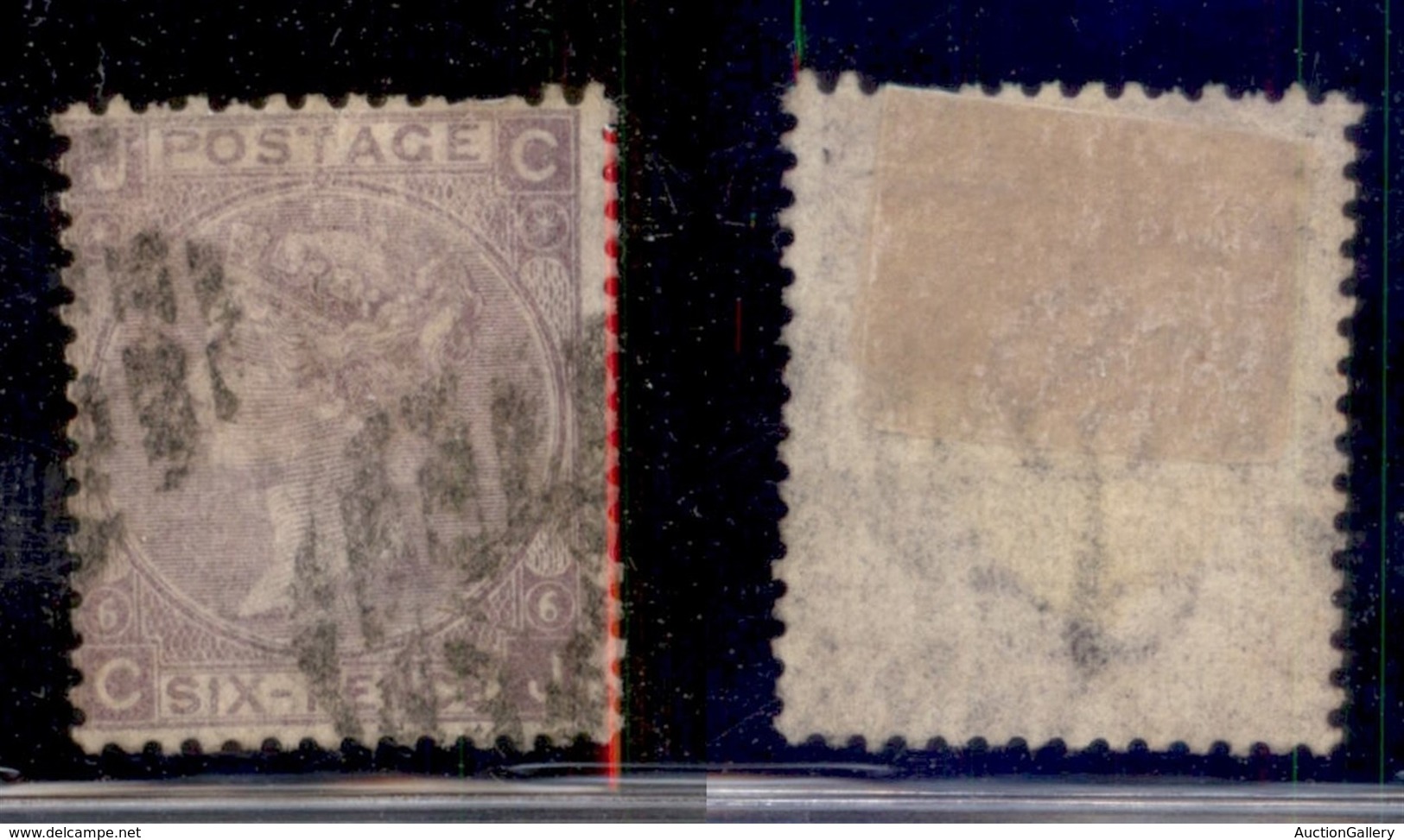 EUROPA - GRAN BRETAGNA - 1867 - 6 Pence Regina Vittoria (29 - Tav 6) - Usato (50) - Sonstige & Ohne Zuordnung