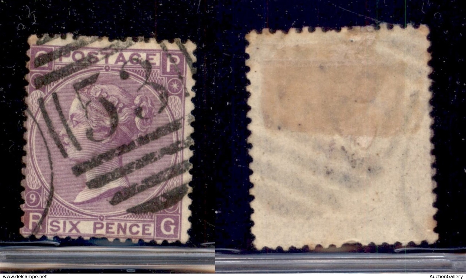 EUROPA - GRAN BRETAGNA - 1869 - 6 Pence Regina Vittoria (30 - Tav. 9) - Usato (60) - Sonstige & Ohne Zuordnung