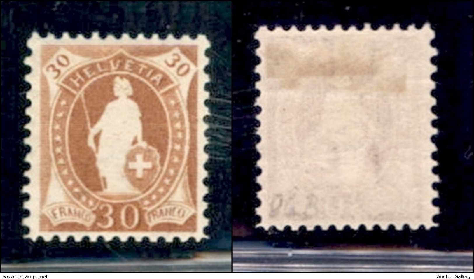 EUROPA - SVIZZERA - 1907 - 30 Cent (90C) - Gomma Originale - Sonstige & Ohne Zuordnung