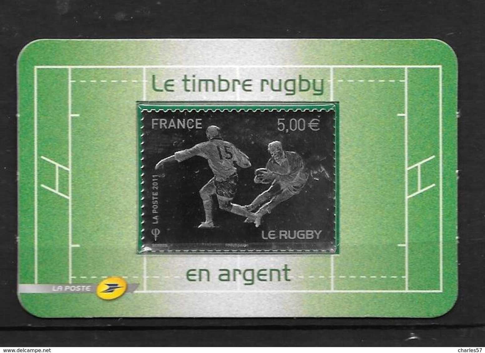 France:Autoadhésif 2011 :"Le Rugby" N°597    Cote 12,00€ - Other & Unclassified