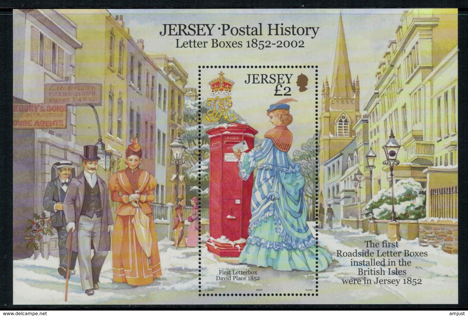 Jersey 2002 // Histoire Postale, Bloc-feuillet No.1059 Y&T Neuf** MNH - Jersey