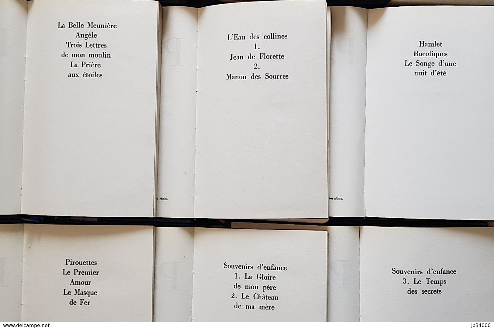 OEUVRES COMPLETES MARCEL PAGNOL (12 volumes) éditions CLUB de L'Honnete Homme. Bel état