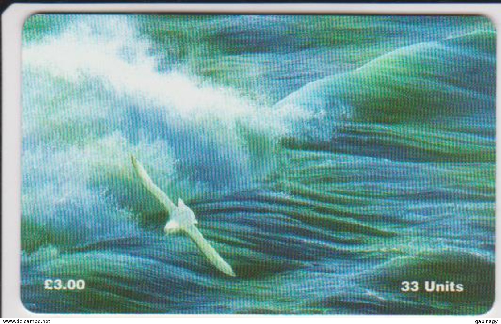 #08 - ISLE OF MAN-23 - ALONG THE WAVE - BIRD - Man (Eiland)