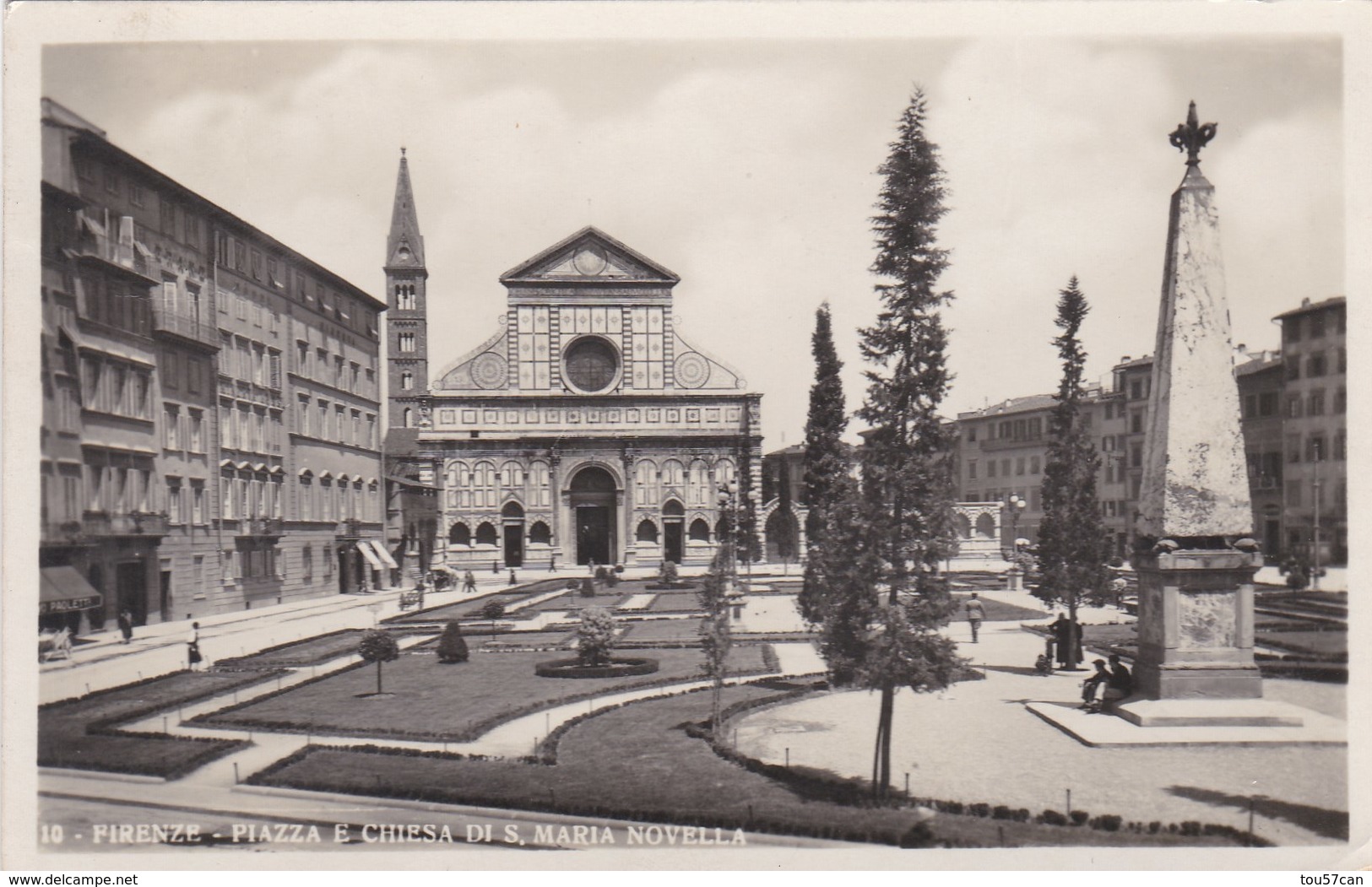 FIRENZE - TOSCANA  - ITALIA -  PEU COURANTE CPA 1936. - Firenze