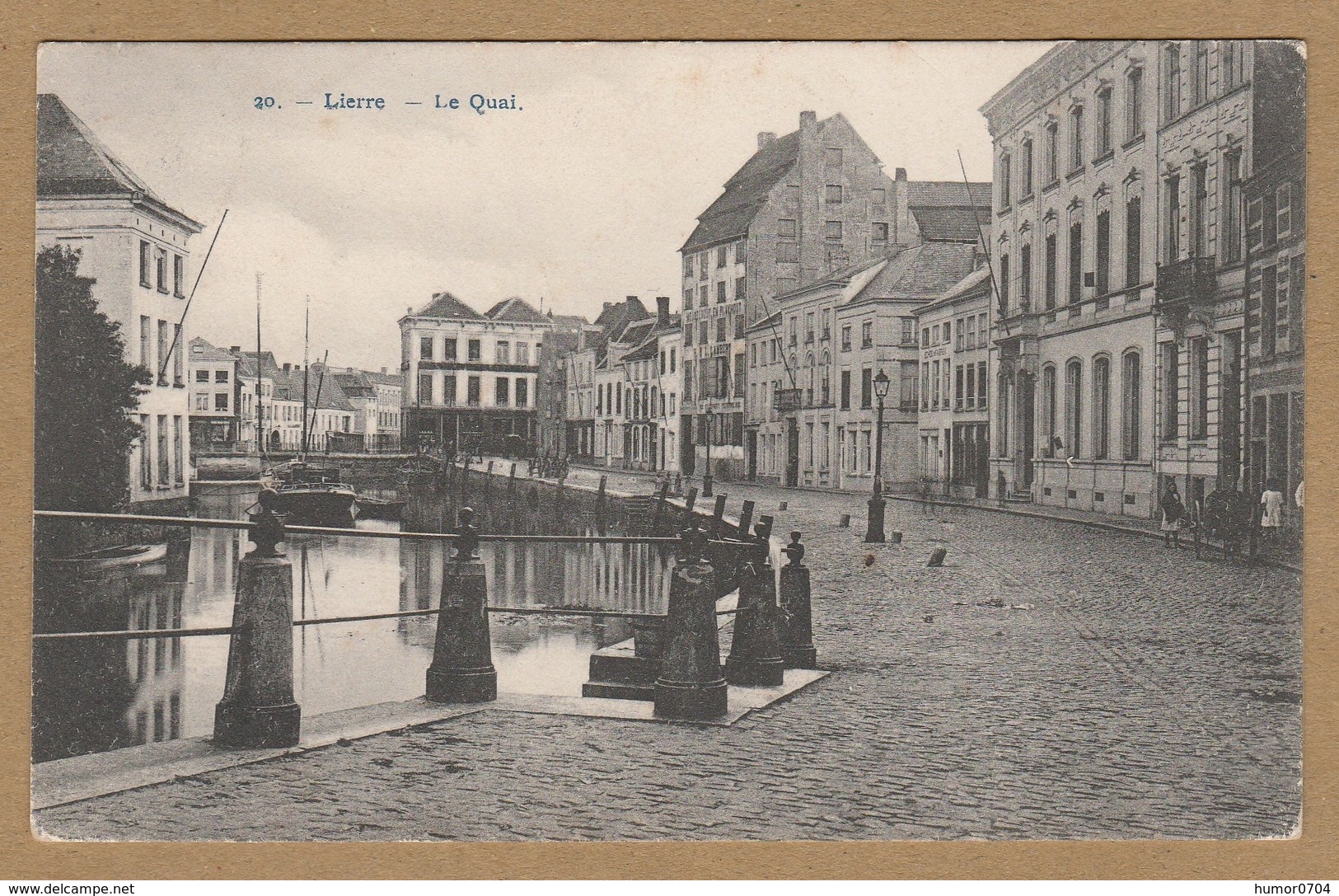 Lier  20.  - Lierre  - Le Quai  (1910). Geanimeerd. - Lier