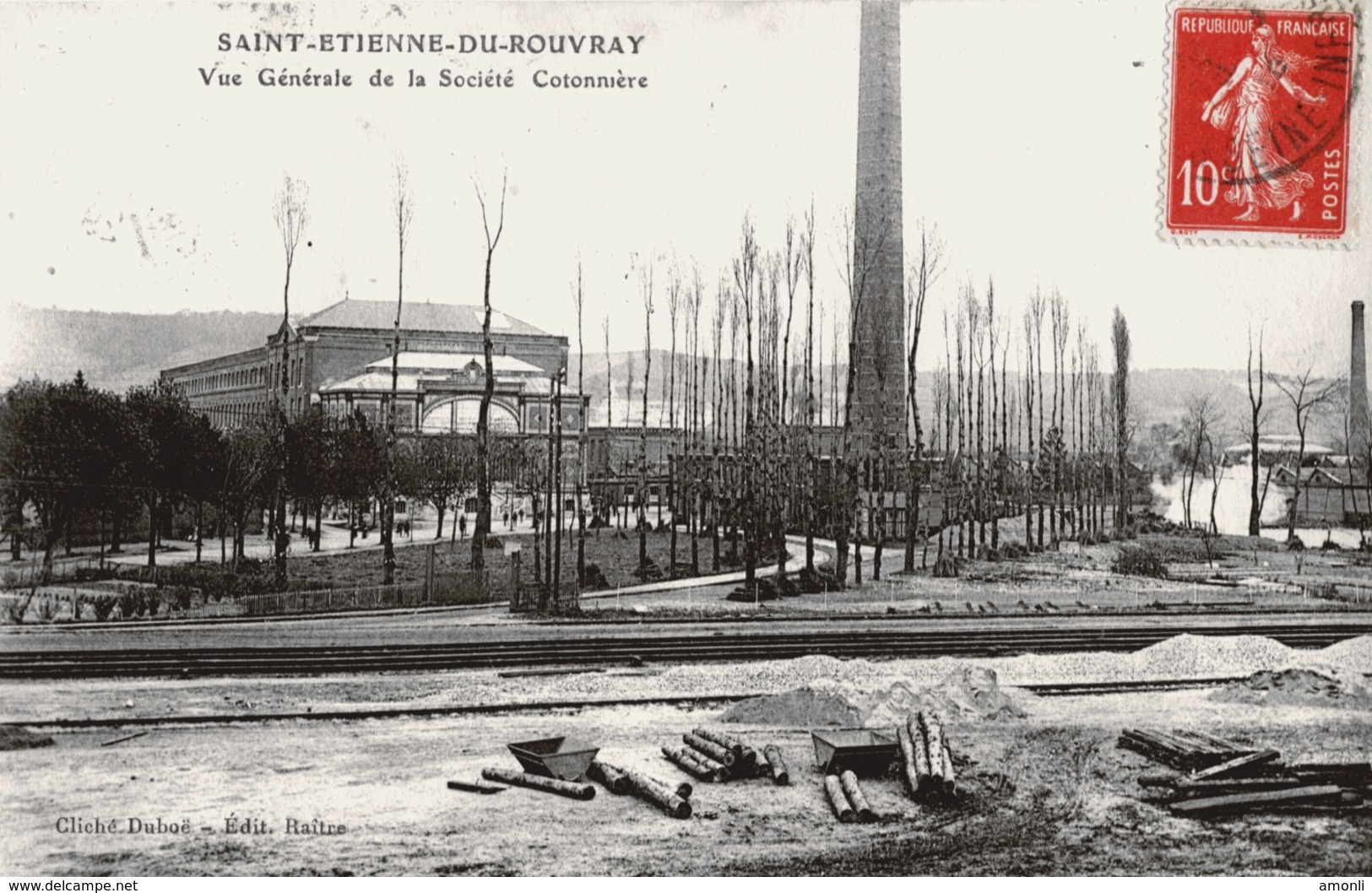 76. SEINE-MARITIME - SAINT-ETIENNE DU ROUVRAY. Vue Générale De La Société Cotonnière. - Saint Etienne Du Rouvray