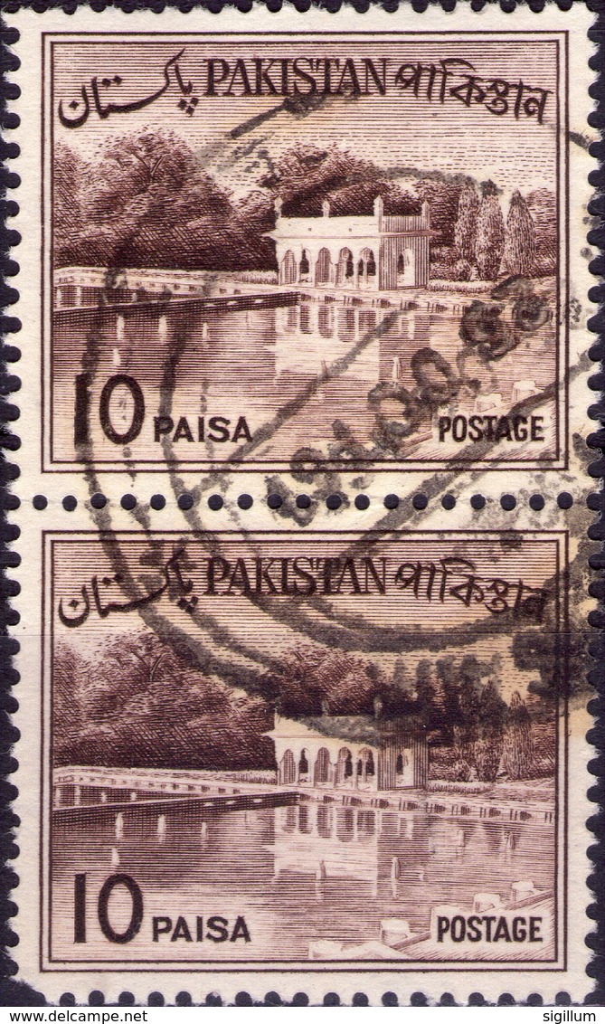 PAKISTAN 1961 - GIARDINI DI SHALIMAR - 2 VALORI USATI - Pakistan