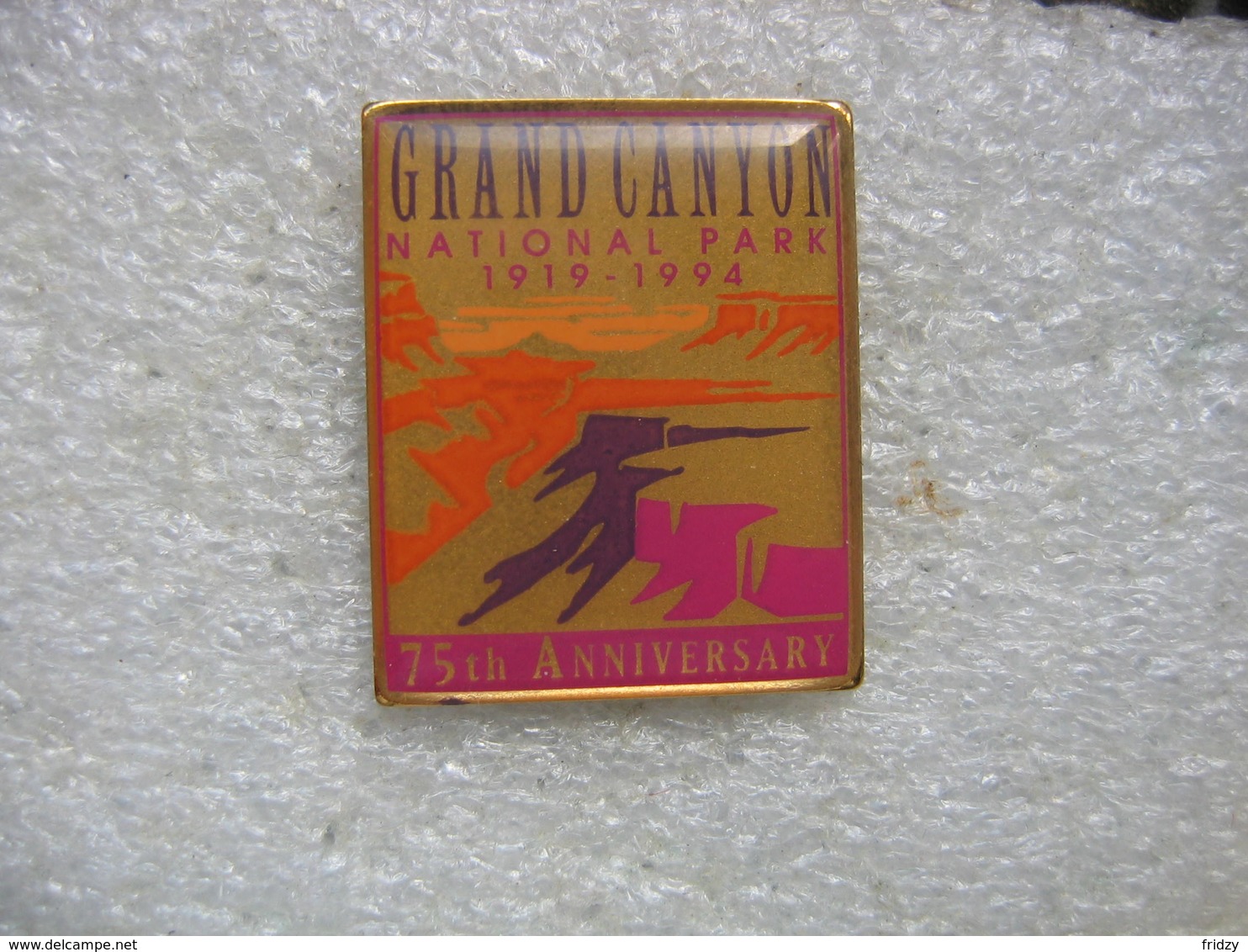 Pin's Du Grand Canyon, 75 Ans Du National Park 1919-1994 - Villes