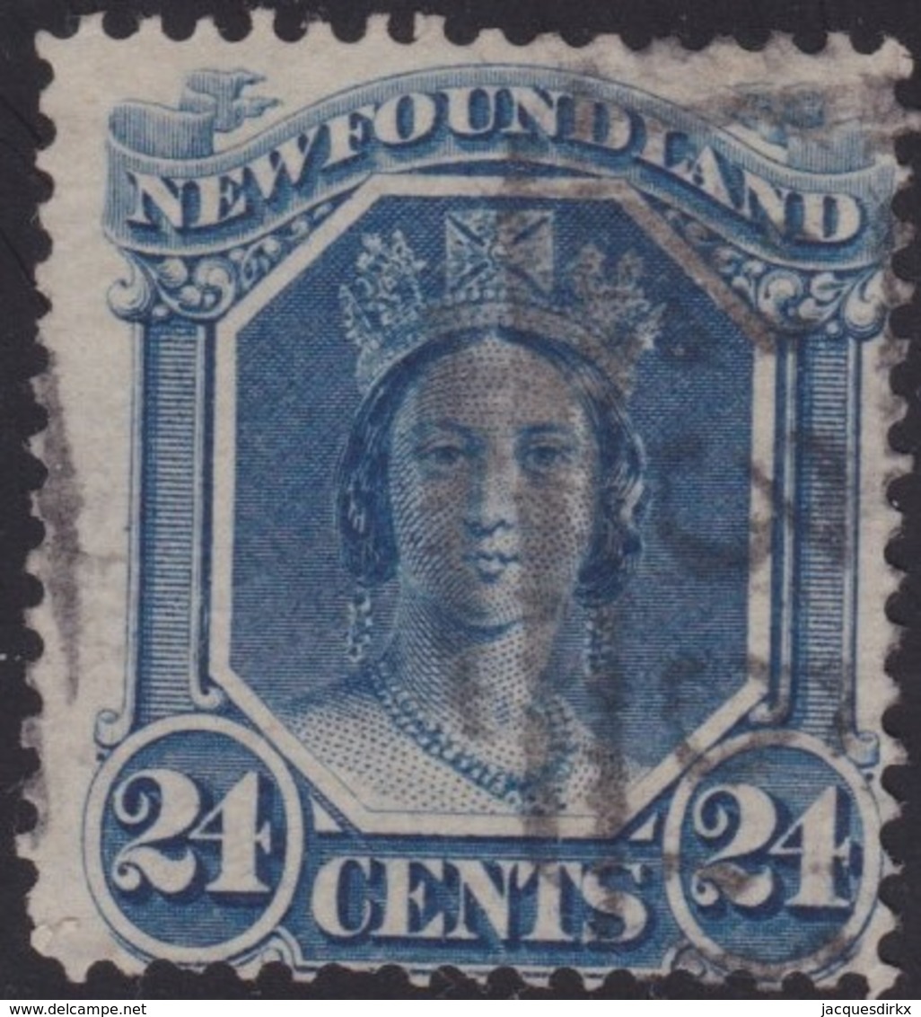 Newfoundland      .   SG  .   30   .      O        .   Cancelled       .   /    .  Gebruikt - 1865-1902