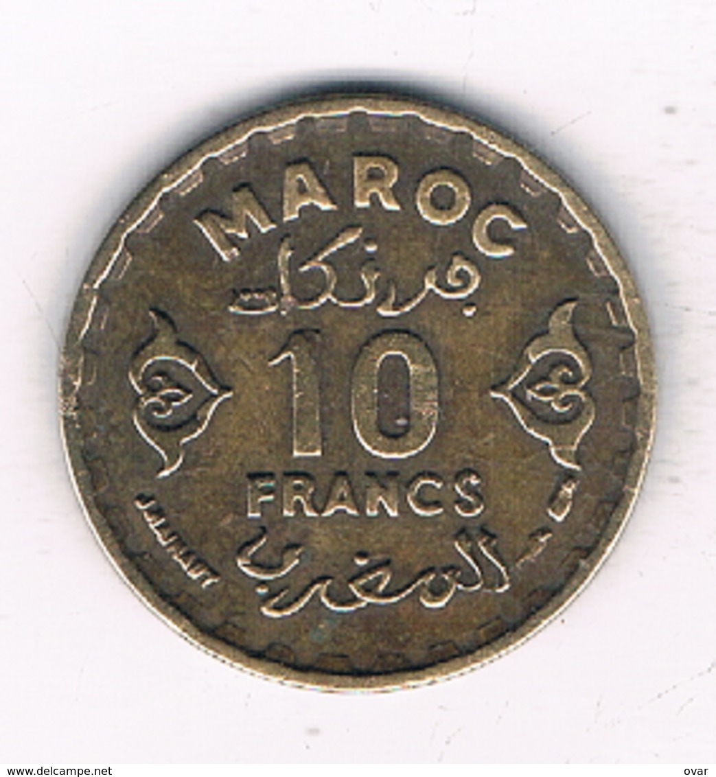 10 FRANCS 1952  MAROKKO /3446/ - Maroc