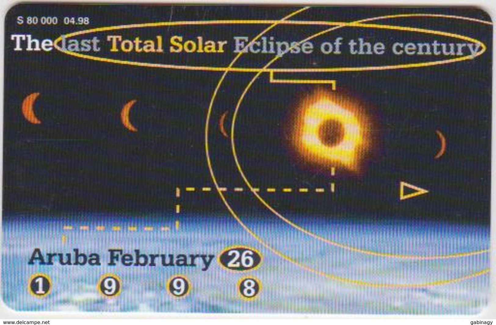 ARUBA-C0010A - TOTAL SOLAR ECLIPSE - Aruba