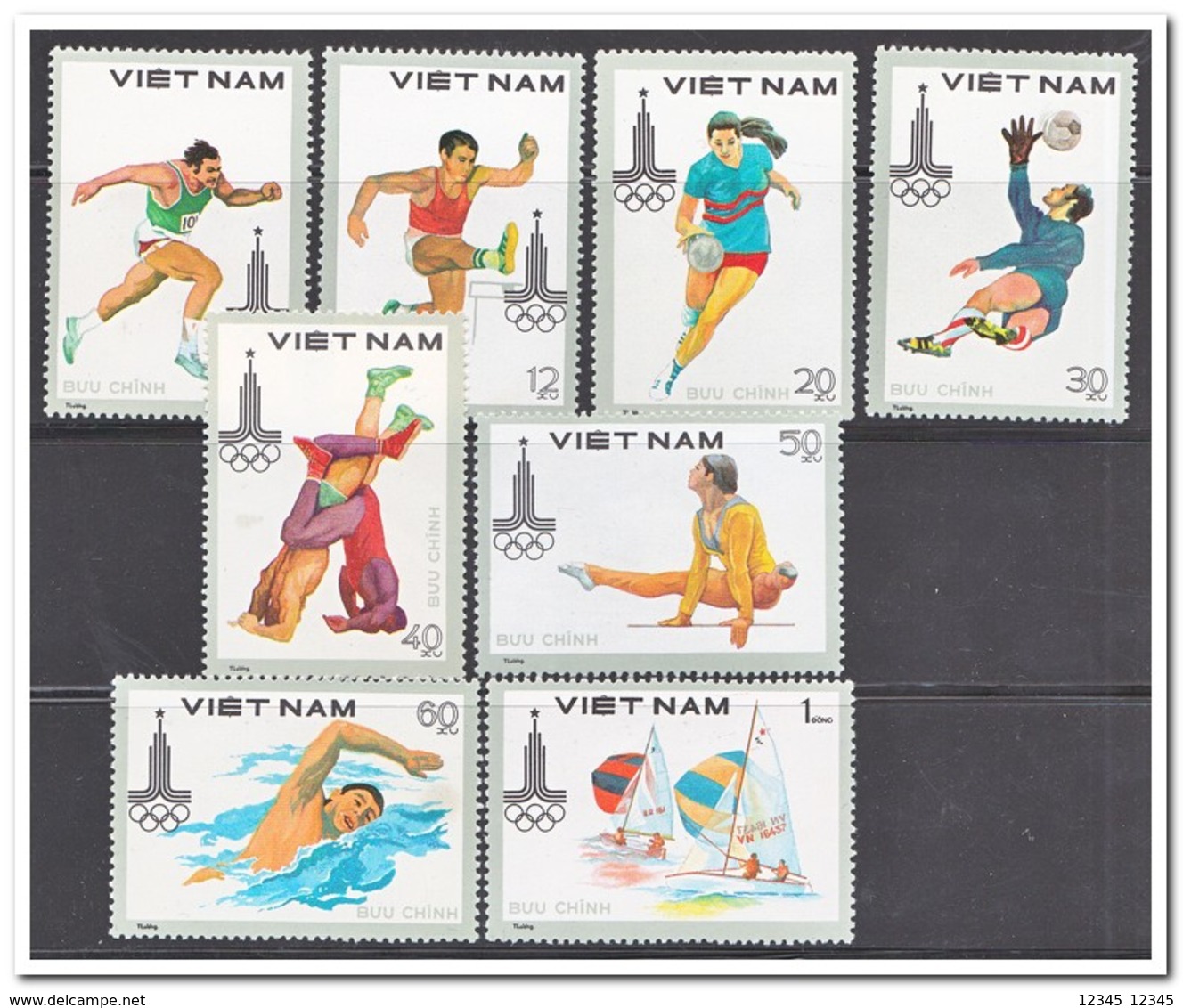 Vietnam 1980, Postfris MNH , Olympic Summer Games - Vietnam