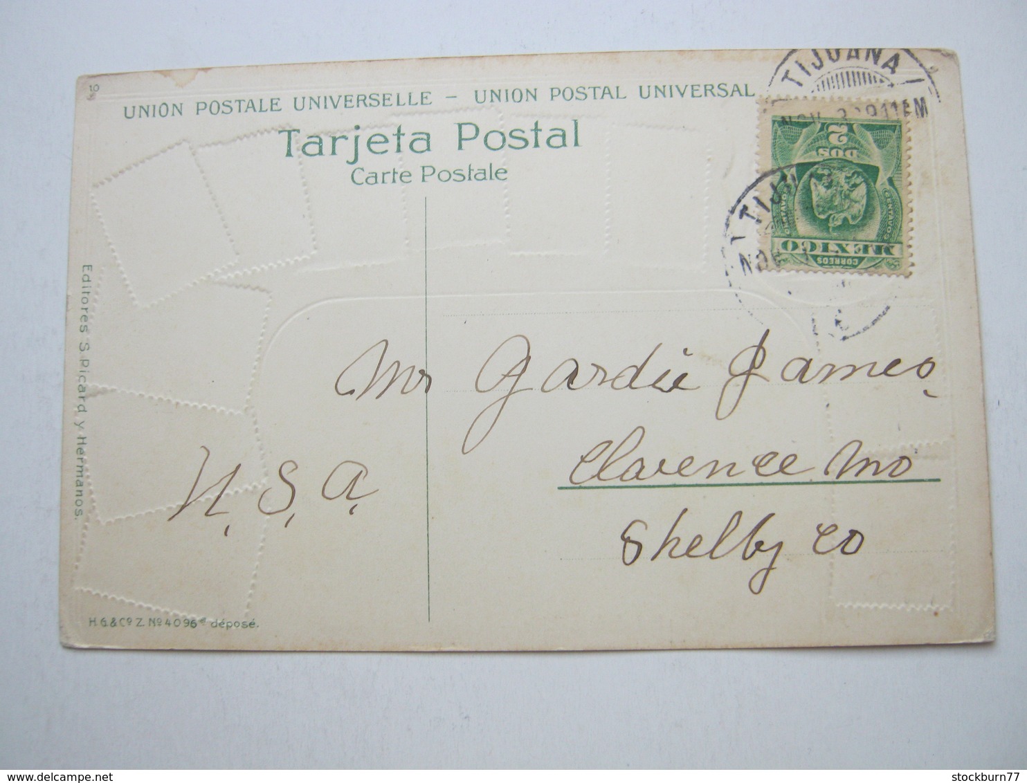 CIUDAD JUAREZ,  Tarjeta Postal - México