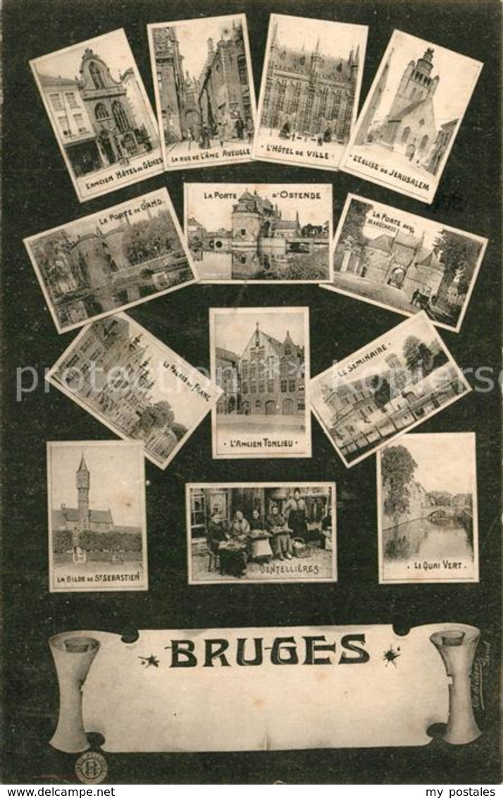 13525693 Bruges_Brugge_Flandre Vue Partielle - Andere & Zonder Classificatie