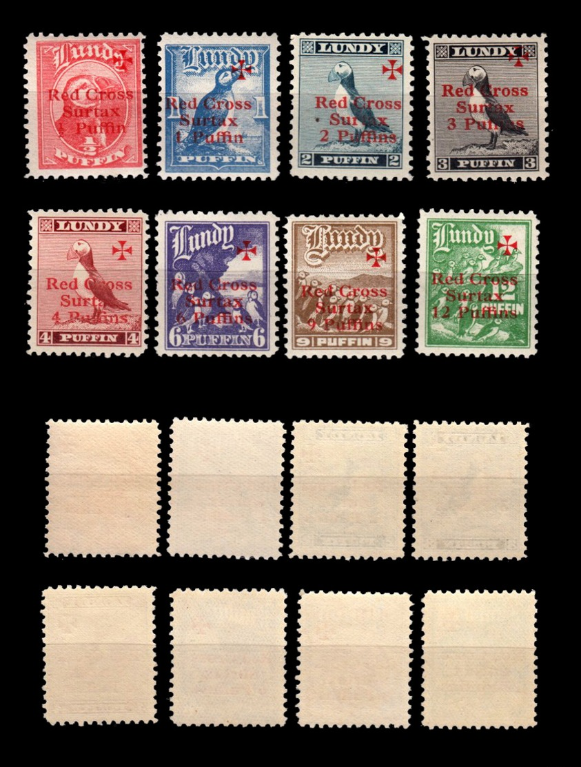 Lundy Island ,  Red Cross Set,  MNH ** - Other & Unclassified