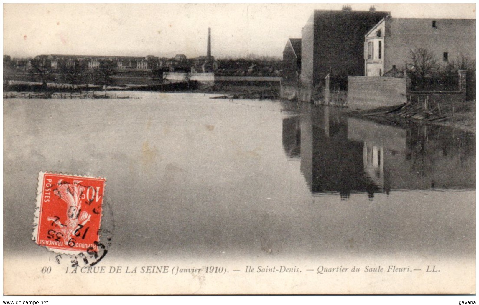 93 ILE SAINT-DENIS - La Crue De La Seine - Quartier Du Saule Fleuri - Saint Denis