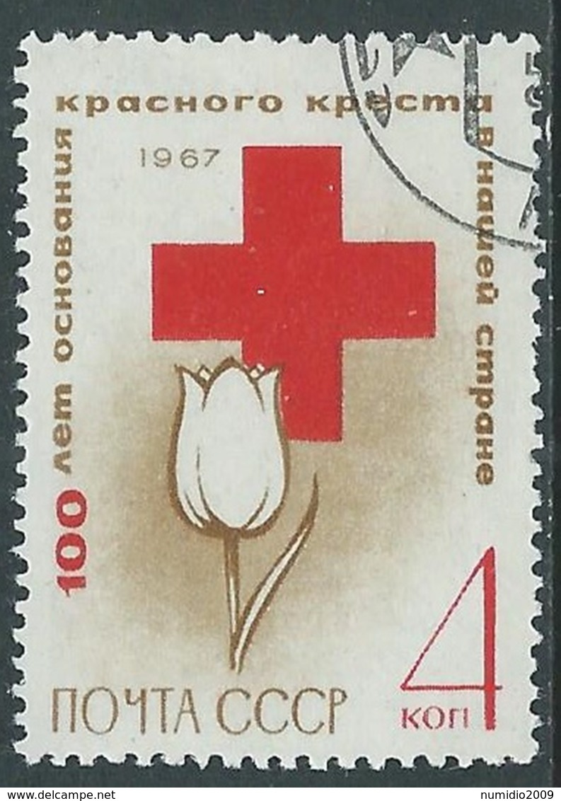 1967 RUSSIA USATO CROCE ROSSA NAZIONALE - V22-2 - Usati