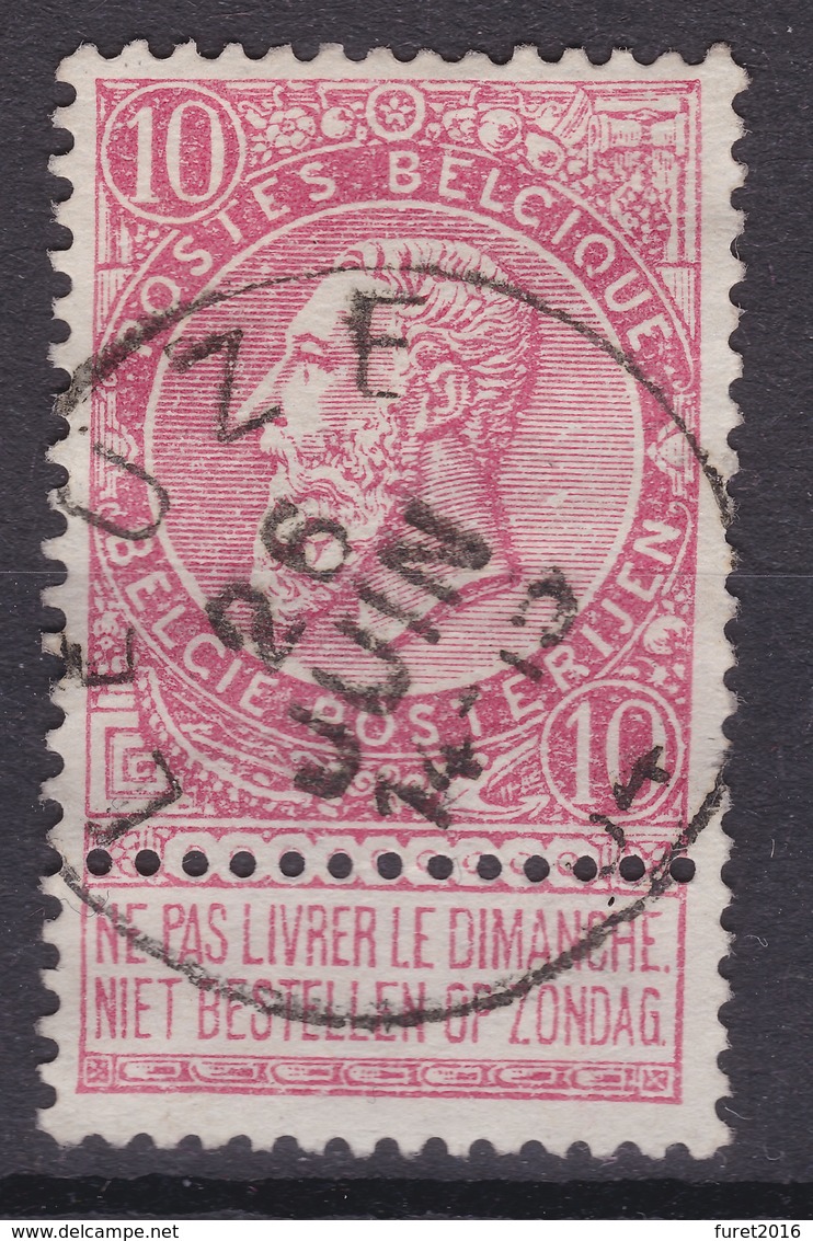 N° 58  LEUZE - 1893-1900 Fine Barbe