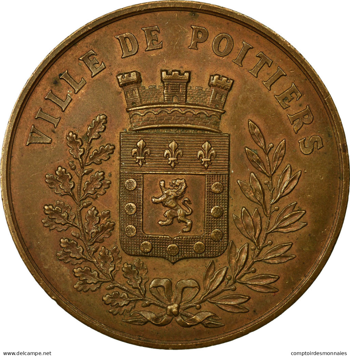 France, Médaille, Ville Poitiers, SUP, Bronze - Autres & Non Classés