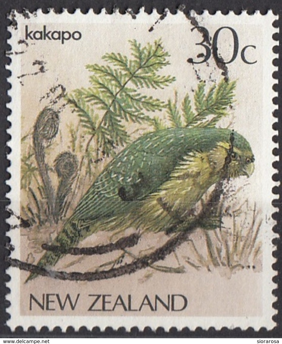 Nuova Zelanda 1986 Sc. 766 Native Birds Uccelli Pappagalli . Kokako New Zealand Callaeas Cinereus - Usati